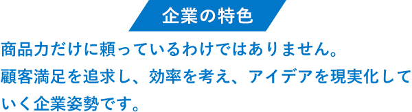 企業の特色